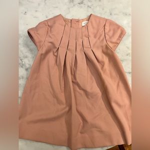 NWOT Zara Baby pink dress with box pleats